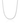 bezel necklace - silver