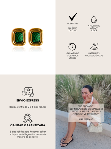 Santino earrings - gold - pre venta