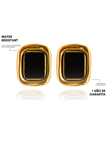 santino earrings - noir - pre venta