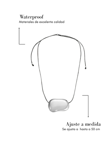 julia necklace - silver - pre venta