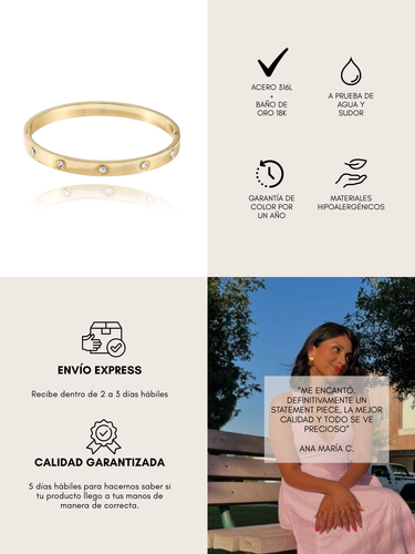 Marcel bracelet - gold - Pre venta