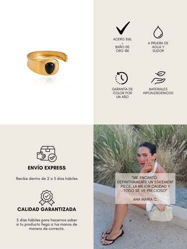 sabine bracelet -gold - pre venta