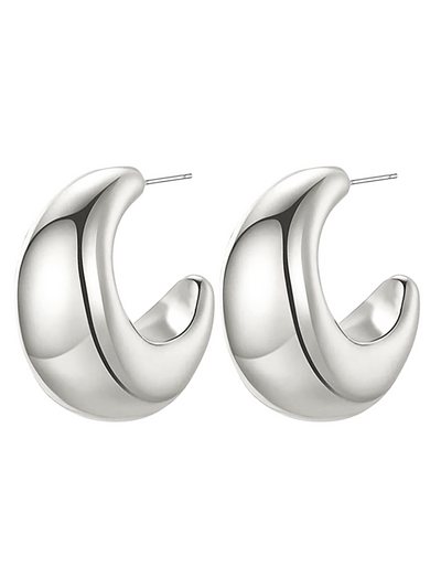 Xl Celin hoops - silver
