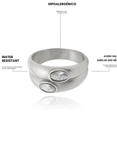 1990 ring - silver edition - Pre venta