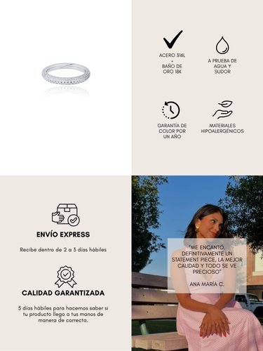 xs pave ring - silver - pre venta