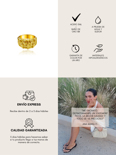 demi ring - gold