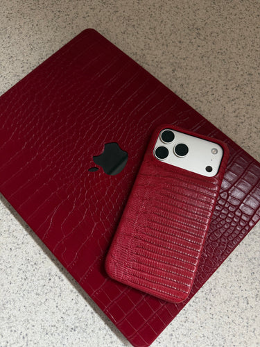 Cherry red Lizard - Iphone case