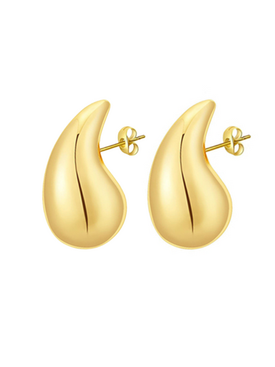 The drop hoops - gold