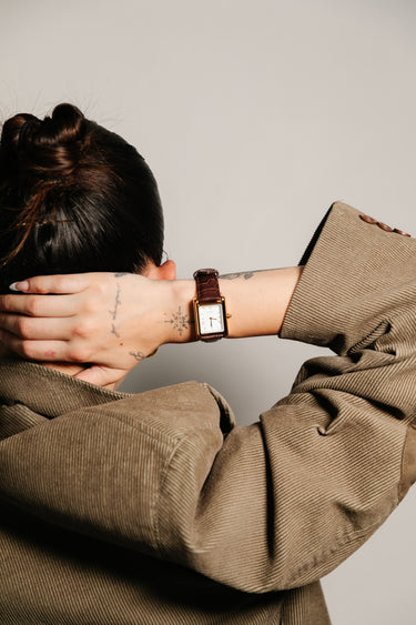 the monarca watch - brown