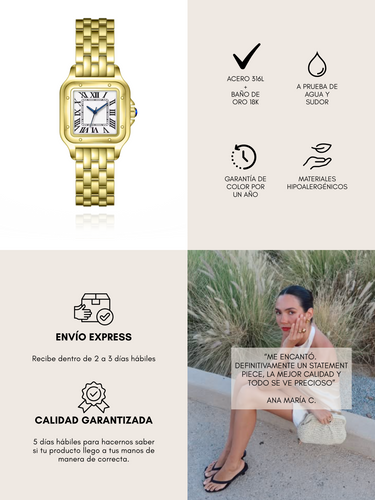 isobel watch - gold