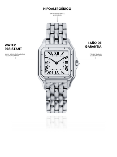 isobel watch - silver