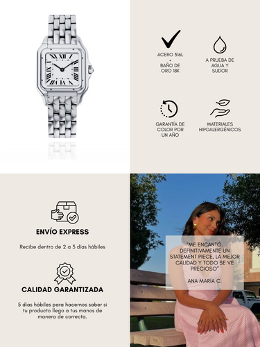 isobel watch - silver