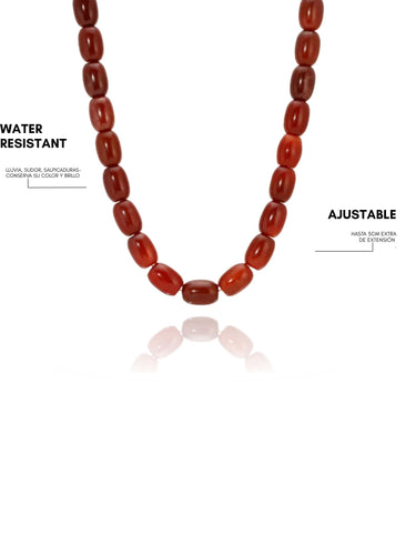 mara necklace- agata