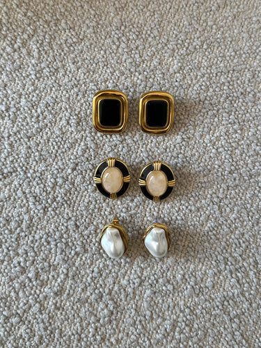 santino earrings - noir