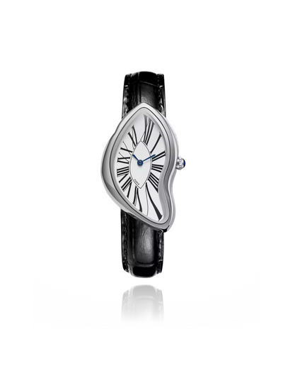 reloj irregular - silver