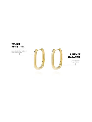 hadda x hoops - gold