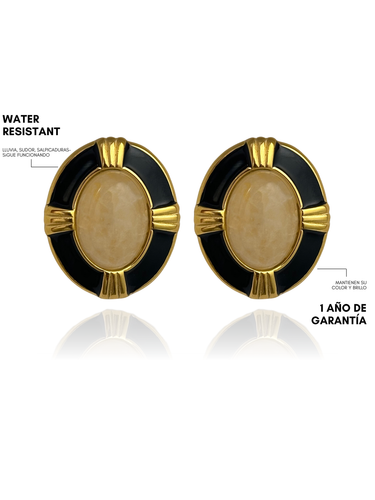 PRIZE black - earrings