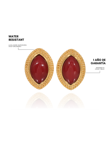 WINE earrings - gold