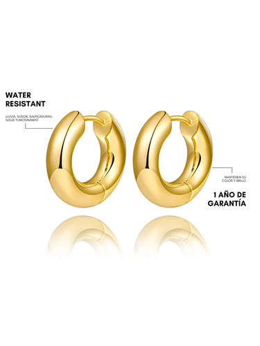 Marah hoops - gold