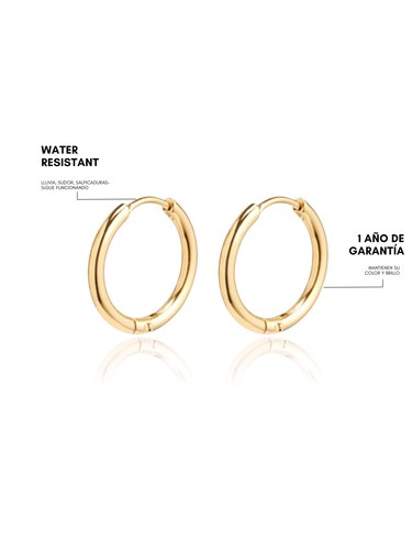 monaco m hoops - gold