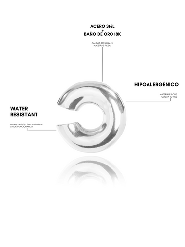 Lariat xl cuff
- silver