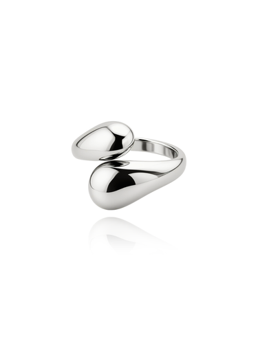 lariat ball silver - ring