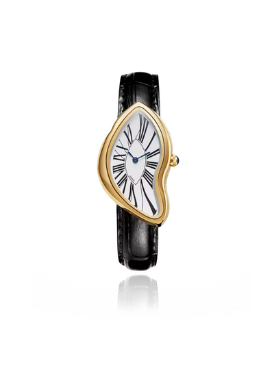 reloj irregular - gold