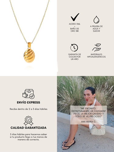 Rosie necklace- gold