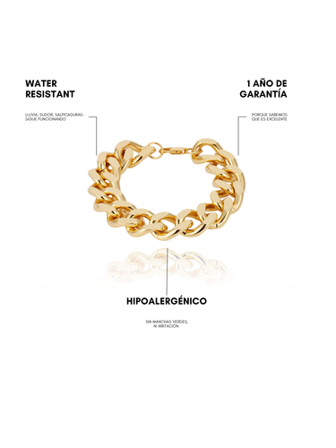 xl bree bracelet - gold