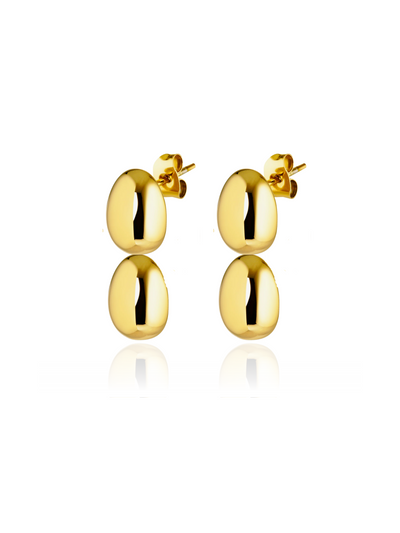 mason earrings - gold
