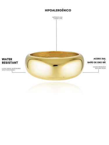 dome ring - gold