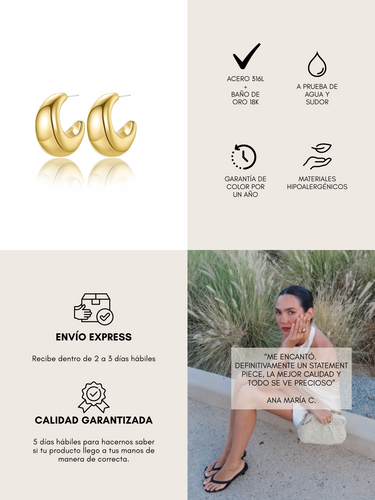 Xl Celin hoops - gold