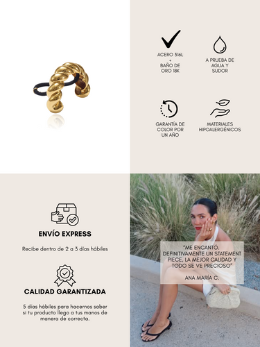 GLOSSY TWIST - PONY GOLD