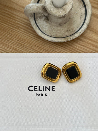 santino earrings - noir