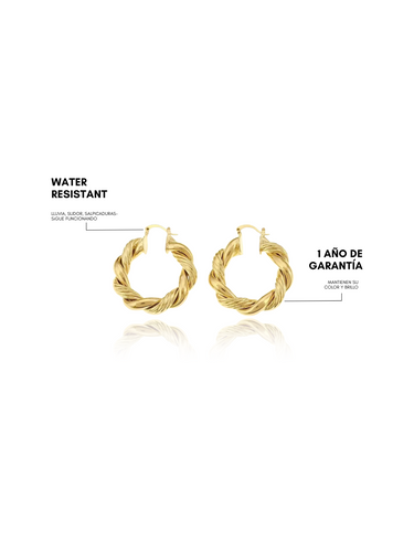 Jada m hoops - gold