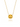amber necklace - gold