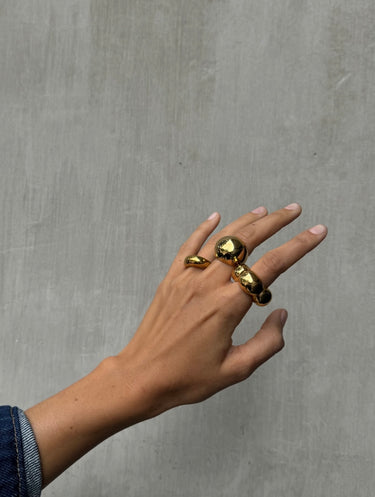 XL DOME RING- GOLD