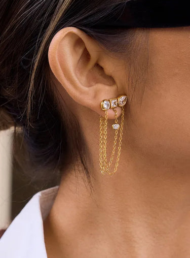 Muse earrings - gold