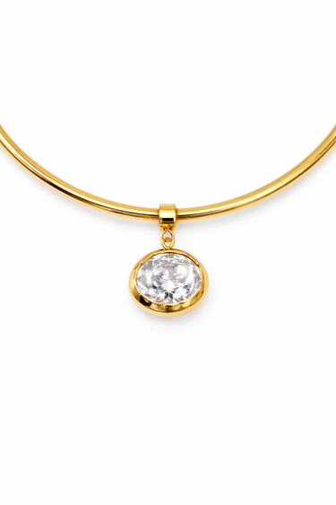 Marquise xl necklace gold