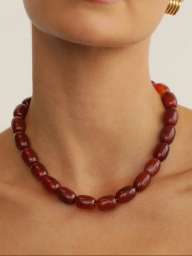 mara necklace- agata