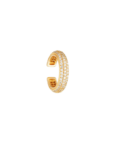 zc pave ear cuff - gold