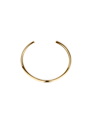 Thin bangle bracelet - gold